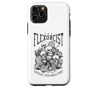 Flexorcist Entraîneur de Fitness Amusant Motif crânes d'halloween Coque pour iPhone 11 Pro