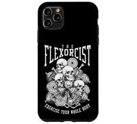 Flexorcist Entraîneur de Fitness Amusant Motif crânes d'halloween Coque pour iPhone 11 Pro Max