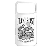 Flexorcist Entraîneur de Fitness Amusant Motif crânes d'halloween Coque pour iPhone 17 Pro Max