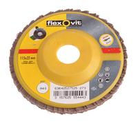 Flexovit 63642527526 Rabat Disques pour Meuleuses D'Angle 115mm M 80G - Simple