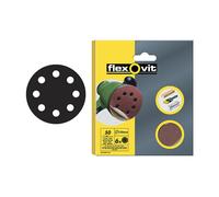 Flexovit Hook & Loop Disque de Ponçage 125mm Fin 120G (Pack 15) FLV26709