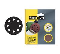 Flexovit Hook & Loop Disque de Ponçage 125mm Gros 50G (Pack 15) FLV26707