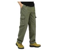 Flexrover - Ultra Comfort Flex Fit Cargo Pants, Flexrover - Ultra Comfort Flex Fit Multi-Pocket Pants(Army green,M)