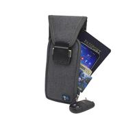 FlexSafe Mini par AquaVault Chaise de Plage Portable Anti-vol Pliable et légère résistante aux coupures Utilisation à la Plage, à la Piscine, au Parc Aquatique, au Bateau de croisière, etc. Gris