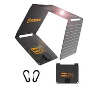 FlexSolar Panneau Solaire Pliable 30 W QC3.0 18 W USB-A USB-C Sortie IP67 Étanche Charge Rapide pour téléphones Portables, tablettes, Powerbank, Appareil Photo, Lampe de Poche, Camping, randonnée,