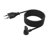Flexson Câble d'alimentation pour SONOS Era 100 et 300, Ray, Arc, SUB (GEN 3), SUB-Mini, AMP, Beam, Play Base, PLAY5 (GEN 2) - Noir (UE)