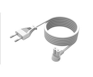 Flexson Câble d'alimentation pour SONOS Era 100 et 300, Ray, Arc, SUB (GEN 3), SUB-Mini, AMP, Beam, Play Base, PLAY5 (GEN 2) - Blanc (UE) 5 m