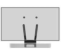 Flexson Fixation pour Sonos Beam sur Un Support Mural TV - Noir