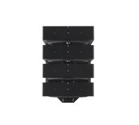 FLEXSON- Support mural ou à plat pour 4 AMPs -noir