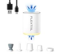 FLEXTAILGEAR Tiny Pump 2X, Pompe à Air Électrique Portable Gonfleur/Dégonfleur, Lampe de Camping 3 Luminosités, Conception Magnétique, Lit Pneumatique, Matelas Gonflable, Sac sous Vide