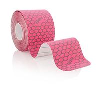 FLEXU Ruban de kinésiologie Rouleau Unique (prédécoupé ou continu) ; Propriétés avancées de résistance et de flexibilité ; Récupération thérapeutique Plus Durable ; Bande de Sport (Rose Non coupé)