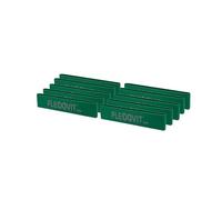 FLEXVIT Lot de 10 mini bandes de résistance pour exercices généraux de stabilisation, étirement, activation et mobilisation, 6 forces, pour débutants et professionnels