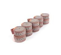 FLEXVIT Resist Lot de 10 bandes d'athlétisme légères (gris clair) pour les sports de groupe, les camps de fitness et l'entraînement en plein air, matériau doux pour la peau et indéchirable