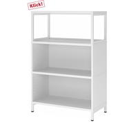 FlexWall | 3 HC | 2 x corps + cadre | avec bâti de socle - Blanc