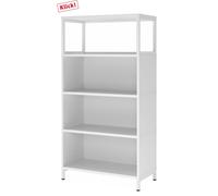 FlexWall | 4 HC | 3 x corps + cadre | avec bâti de socle - Blanc