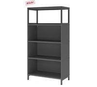 FlexWall | 4 HC | 3 x corps + cadre | avec bâti de socle Graphite