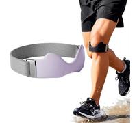 Flexwrap Genouillère Rotulienne Ajustable Antidérapante,Flex Wrap Sangle De Tendon Rotulien,Stryde Silicone Patellar Tendon Support Strap,Pour Genou Du Sauteur,Course à Pied Basket Squat (Violet)