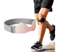 Flexwrap Genouillère Rotulienne Ajustable Antidérapante,Flex Wrap Sangle De Tendon Rotulien,Stryde Silicone Patellar Tendon Support Strap,Pour Genou Du Sauteur,Course à Pied Basket Volley Squat (Rose)