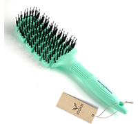 Flexy Shape Brush (Large)Hair Brush For Gentle DetanglingHair Brush With Ergonomic Handle,With Vegan Bristles And Nylon Pins For Healthy Hair