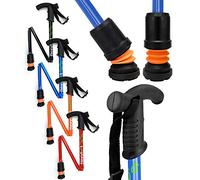 Flexyfoot Canne Pliable à Poignée Derby Absorbe Chocs Bleu Améliore Sécurité/Prise en Main, Réduit Chocs/Secousses 1 Unité