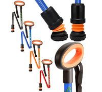 Flexyfoot Canne Pliable à Poignée Ovale Absorbe Chocs Bleu Améliore Sécurité/Prise en Main, Réduit Chocs/Secousses 1 Unité