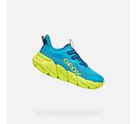 Geox J FLEXYPER Fast Boy Baskets pour garçon Bleu/Citron Vert Taille 34 EU, Lt Blue Lime, 34 EU