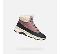 Geox J Flexyper Plus Girl Bottines à la Cheville, DK Rose Black, 38 EU