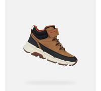 Geox Garçon J Flexyper Plus Boy Bottine, Dk Yellow Black, 40 EU