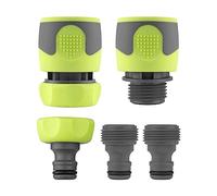 Flexzilla Raccords à connexion rapide pour tuyau d'arrosage, 5 pièces coupleur et kit de prise