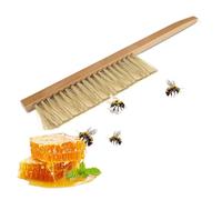 Flexzion Brosse à ruche avec poils naturels de porc et manche en bois - Outil de nettoyage pour ruche et apiculteur