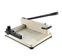 Flexzion Coupe-papier Guillotine 30,5 cm A4 professionnel industriel robuste pour scrapbooking avec base en métal Capacité de 400 feuilles pour bureau, magasin d'impression de photocopies commerciales