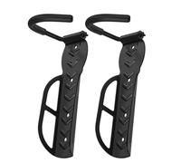 Flexzion Lot de 2 supports muraux verticaux pour vélo avec vis - Accrocher/détacher facilement pour intérieur, appartement jusqu'à 20 kg