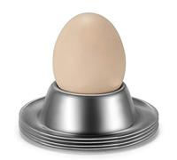 Flexzion Lot de coquetiers en acier inoxydable pour petit-déjeuner brunch 4-Pack acier inoxydable