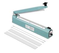 Flexzion Machine à sceller à impulsion 40 cm (400 mm) 400 W - Machine à sceller manuellement portable pour sac en plastique plastique plastique avec kit de réparation, élément métallique et ruban