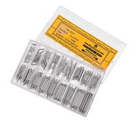 Flexzion Voir la bande Bars Spring Set 360 Pcs - Montres Bracelet Pins Lien Repair Tool Kit 8-25mm pack en acier inoxydable pour montre lien Retrait, tournevis, Horloger professionnel avec la boîte d