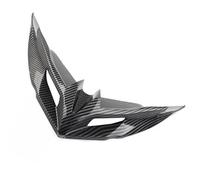 FLFHDUP Aileron Aérodynamique Convient pour Kawasaki KLE 650 Versys LT ABS VERSYS650 2015-2020 becquet Avant Plaque d'aile aérodynamique(Carbon Pattern)