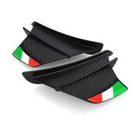 FLFHDUP Aileron Aérodynamique Convient pour Yamaha YZF R1 R6 R25 Convient pour Kawasaki Ninja H2 H2R Aileron d'aileron latéral aérodynamique(Style7)