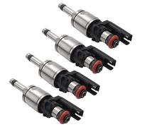 FLFHDUP Fuel Injector Assembly Convient pour Volvo S60 S80 V60 V70 XC60 XC70 2.0L Turbo 4 pièces injecteurs de Carburant buse 31303495, 31336653 Engine Fuel Injector