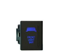 FLFHDUP Momentané Bouton Interrupteur à Bouton-Poussoir de Remplacement Convient pour VW, LED Bleue/on Off, Feux de recul, Balise Interrupteur Bouton(Front Light Bar-R)