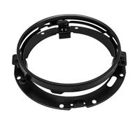 FLFHDUP Panneau de phare de moto Kit d'éclairage avant pour phares ronds Convient pour Yamaha Convient pour Harley Road King 7" Motorcycle front light bar(Bracket)