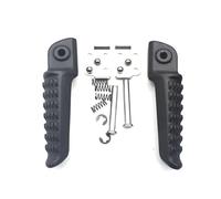 FLFHDUP Pédale de Moto Convient pour Kawasaki Z750 Z800 Z1000 ER6F ER6N ZX-6R ZX-9R ZX-10R ZX-12R ZZR1200 Repose-Pieds Avant/arrière Remplacement de pédale(Matte Black Rear)