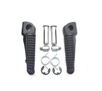FLFHDUP Pédale de Moto Convient pour Kawasaki Z750 Z800 Z1000 ER6F ER6N ZX-6R ZX-9R ZX-10R ZX-12R ZZR1200 Repose-Pieds Avant/arrière Remplacement de pédale(Matte Black Front)
