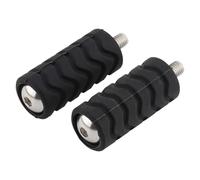 FLFHDUP Pédale de Moto Lot de 2 pédales de Changement de Vitesse pour Moto, adaptées aux modèles Harley Dyna Fat Bob Street Bob Softail Touring Remplacement de pédale(2Pcs Black B)