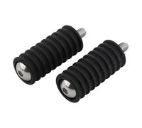 FLFHDUP Pédale de Moto Lot de 2 pédales de Changement de Vitesse pour Moto, adaptées aux modèles Harley Dyna Fat Bob Street Bob Softail Touring Remplacement de pédale(2Pcs Black A)