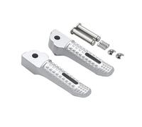FLFHDUP Pédale de Moto Repose-Pieds arrière pour BMW S1000RR 2019-2020, 2021-2022, kit de Support de Repose-Pieds Remplacement de pédale(Silver)