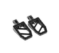 FLFHDUP Pédale de Moto Repose-Pieds arrière pour Harley Softail 2018-2022 Fat Boy Street Bob Low Rider Slim Deluxe Remplacement de pédale(Rear Black)