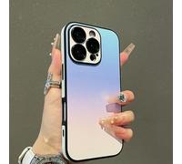 FLFXYFB Defendcase Gradient Color Lens Film All Inclusive for iPhone Case, Gradient Color LensFilm AllInclusive, for iPhone 16/15/14/13/12pro Max (12 Pro Max,Blue)