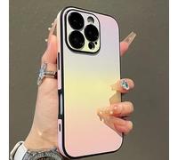 FLFXYFB Defendcase Gradient Color Lens Film All Inclusive for iPhone Case, Gradient Color LensFilm AllInclusive, for iPhone 16/15/14/13/12pro Max (12 Pro,Yellow)
