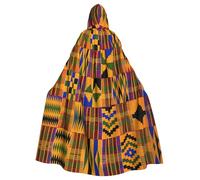 FLGHJNBJN Cape africaine tissée pour homme et femme, cape à capuche Renaissance pour adulte, cape médiévale, cape pour costumes d'Halloween et cosplay
