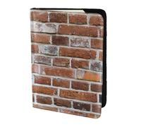 FLGHJNBJN Étui de passeport de voyage avec poche de rangement pour documents et impression murale en cuir synthétique